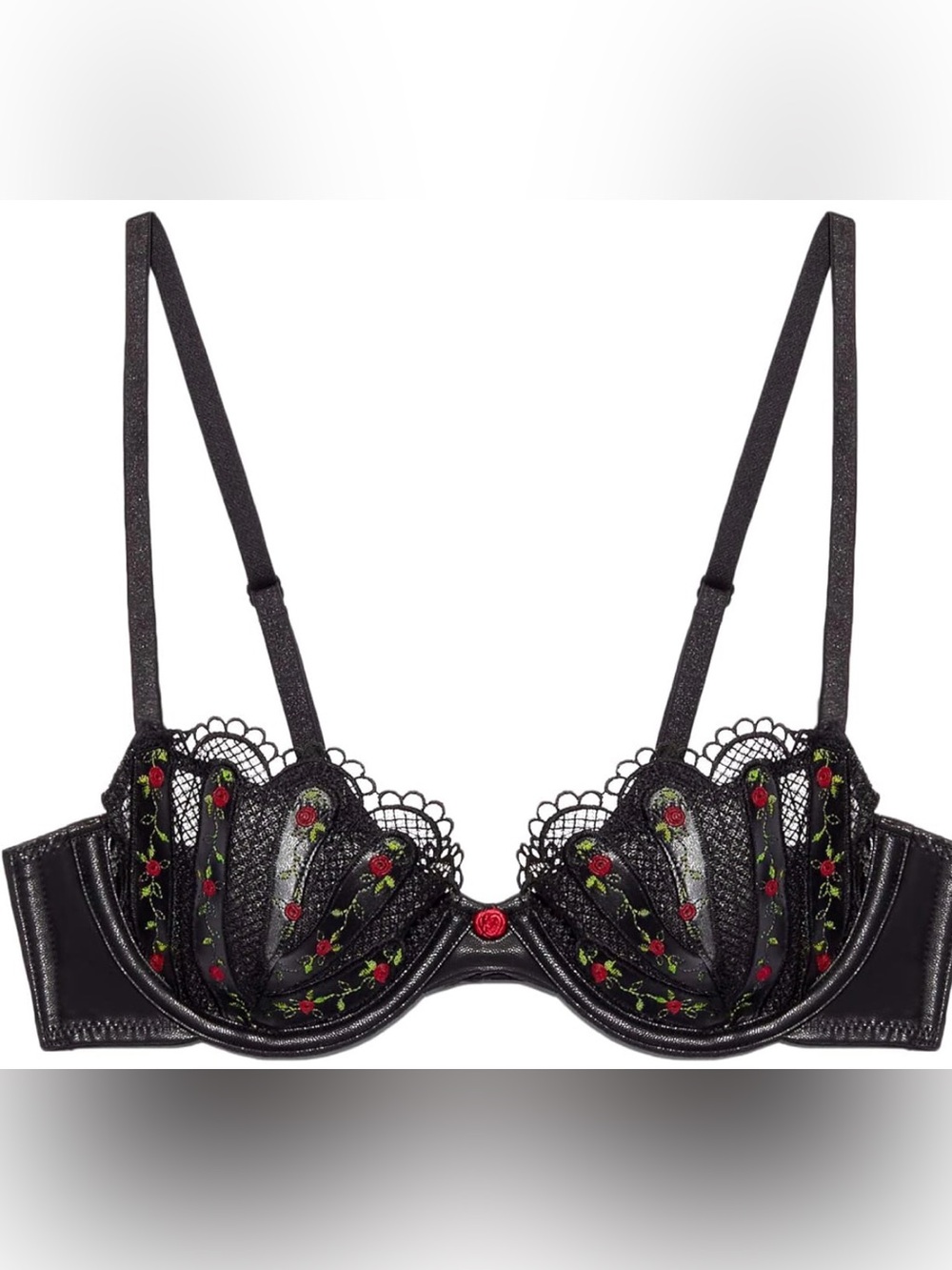 Savage X Fenty Discontinued Renaissance Rose Unlined Demi Bra 34C
